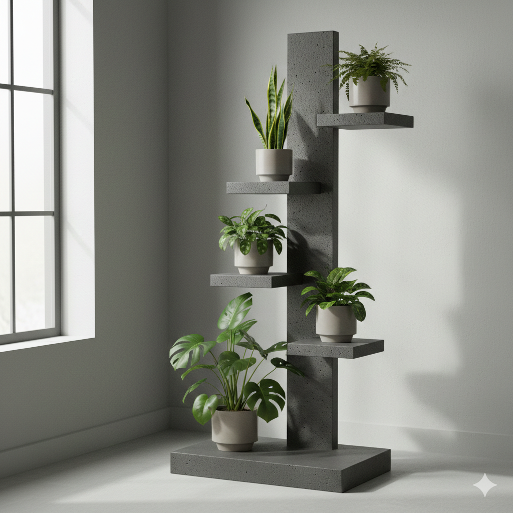 رف نباتات داخلية رقم 1